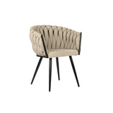 Chaise Wave beige (Lot de 2)