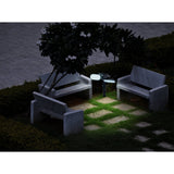 Spotlights solaires LED "Paco" pour la zone extérieure avec une LED, solaire et broche intégrée en permanence en plastique en noir, hauteur 31,9 cm