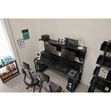 Espace de travail ergonomique avec écran