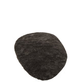 Tapis J-Line Downy gris foncé - vue d'ensemble