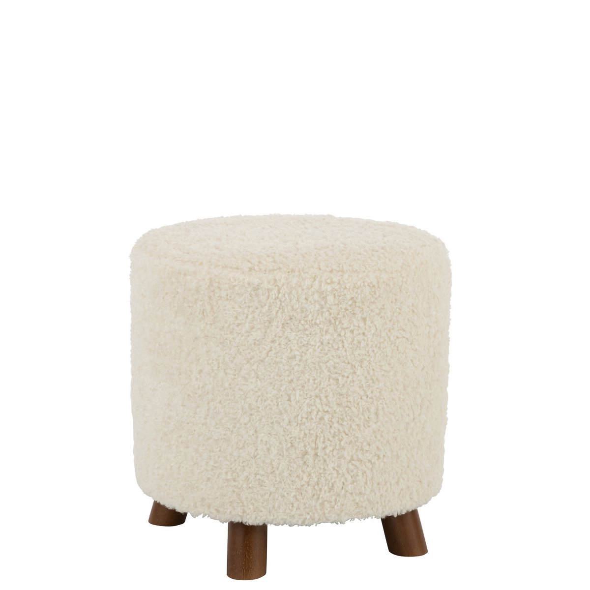 Détail du pouf J-Line, texture textile douce et confortable.