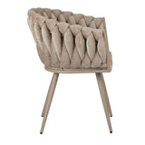 Crème de chaise d'onde (ensemble de 2)