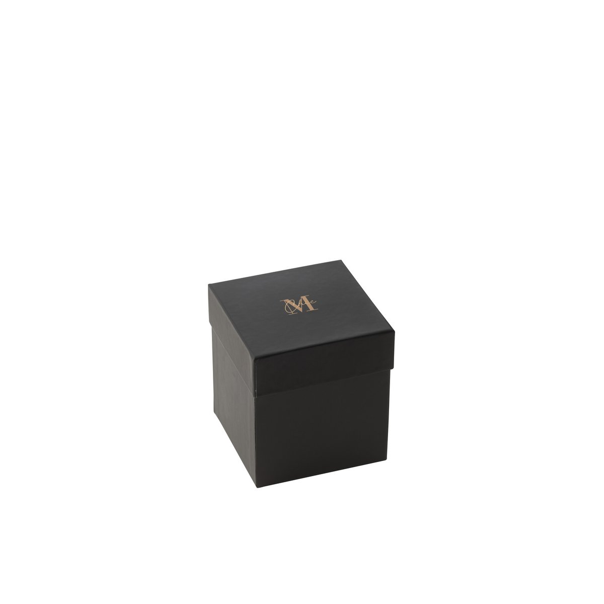 Bougie parfumée M-Chic, vue latérale mettant en avant sa hauteur