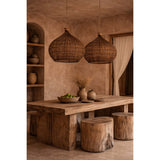 Lampe Suspendue Desert Gourd - Noyer Foncé - M