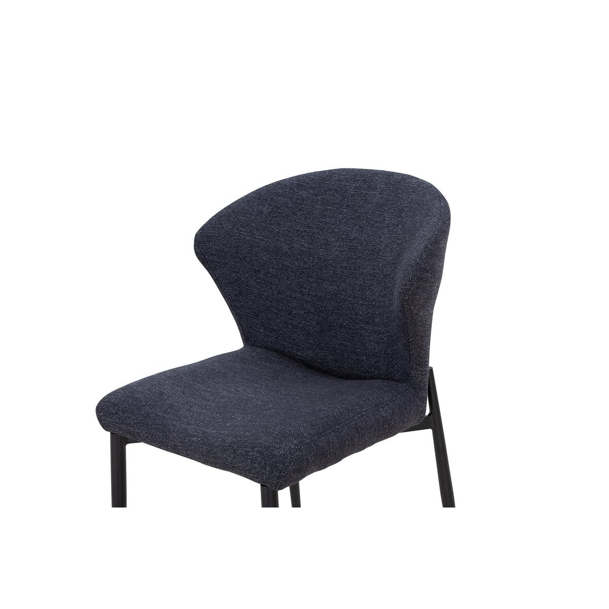 Chaises anthracite en lot de 2 dans une salle à manger