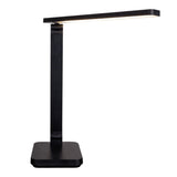 Lampe de table à LED "moteur" noir, métal et plastique, 38 cm de haut, dimmable, changeur de couleur CCT