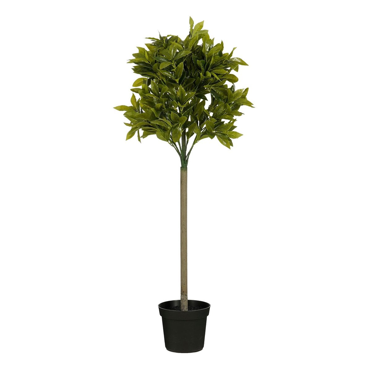 Plante artificielle Laurier Vert avec feuilles brillantes et tronc élégant
