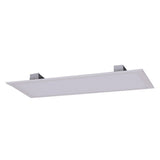 Panneau d'assemblage LED "Sorriso", lampe de montage en métal et en plastique en blanc avec des LED fermement construites, 30 x 60 cm pour les intérieurs