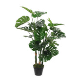 Plante Monstera artificielle verte avec feuilles détaillées