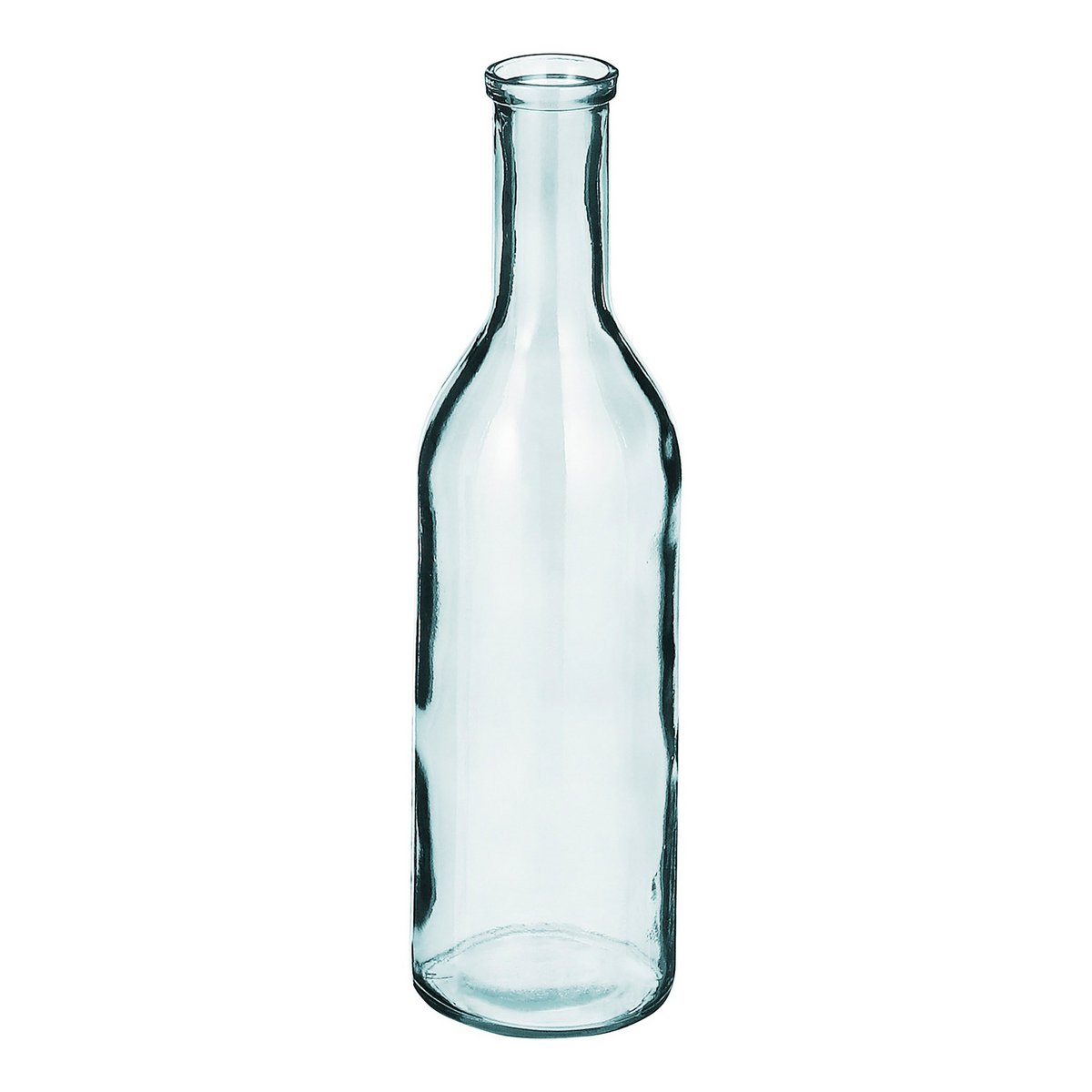 Bouteille décorative Rioja en verre recyclé, transparente et élégante.