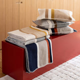 Coussin jacquard recyclé Gioia Marine 40 x 65