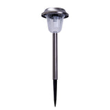 6 Set LED LED Light Light "Gustav" avec broche moulue, acier inoxydable et acrylique, avec des LED fermement construites en blanc froid, 39 cm de haut
