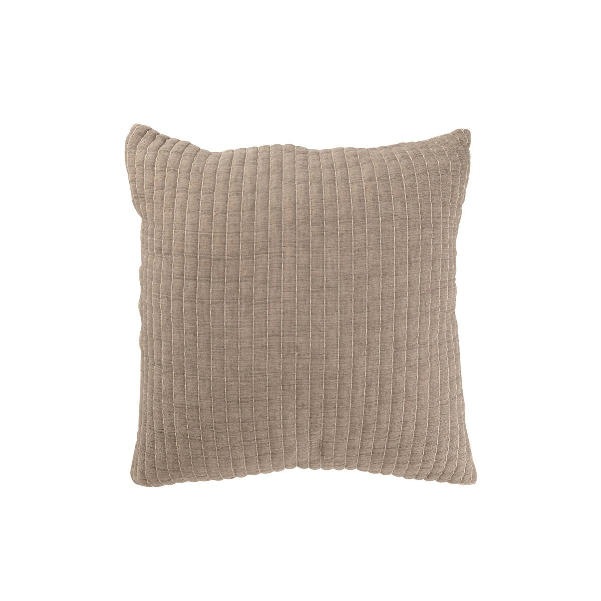 Coussin J-Line en coton gris, parfait pour un intérieur moderne