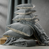 Coussin uni Elise Craie 45 x 45
