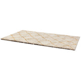 Détail du tapis Casablanca, texture moelleuse et douce