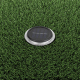 6 Set Solar-Boden-Sprießleucht Ø Env. 11,2 cm, plastique noir, capteur crépusculaire, pour l'entrée, la terrasse et les chemins