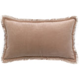 Coussin uni Fara Taupe 30 x 50