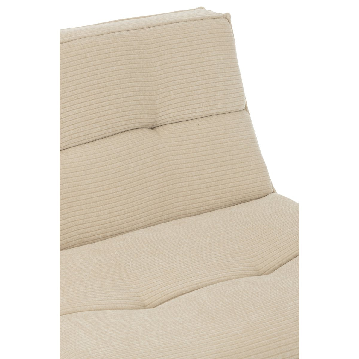 Canapé J-Line, détail des pieds en bois