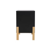 Commode noire Moebilia dans un salon moderne