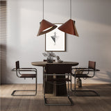 Suspension Silence M D40cm cuir revalorisé