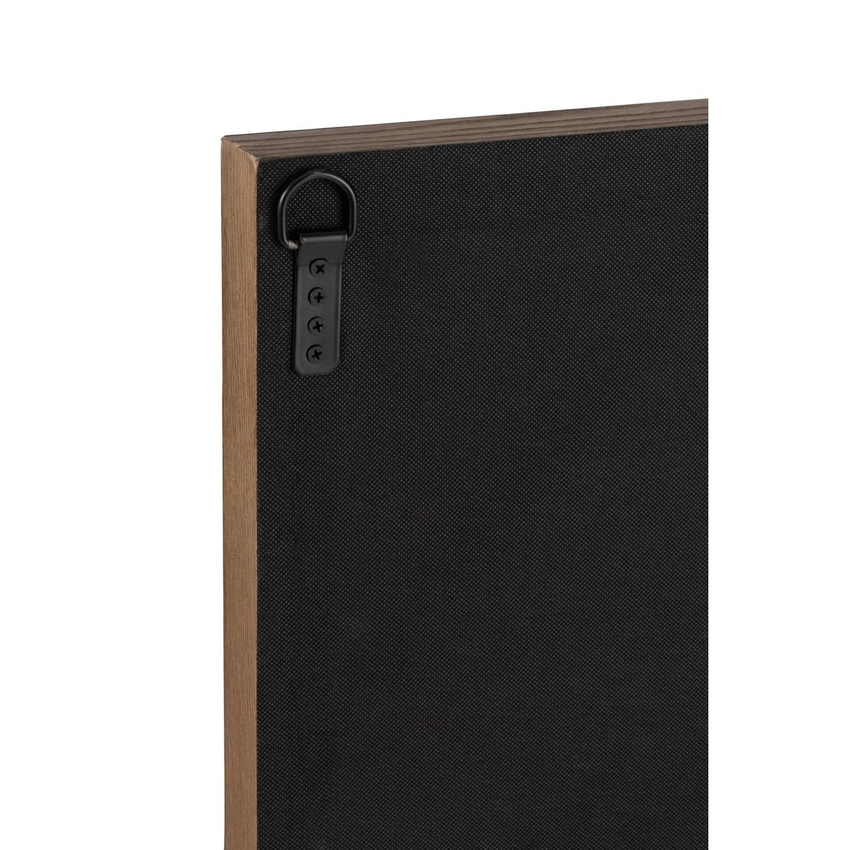 Vue latérale du cadre J-Line en bois marron