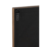 Vue latérale du cadre J-Line en bois marron