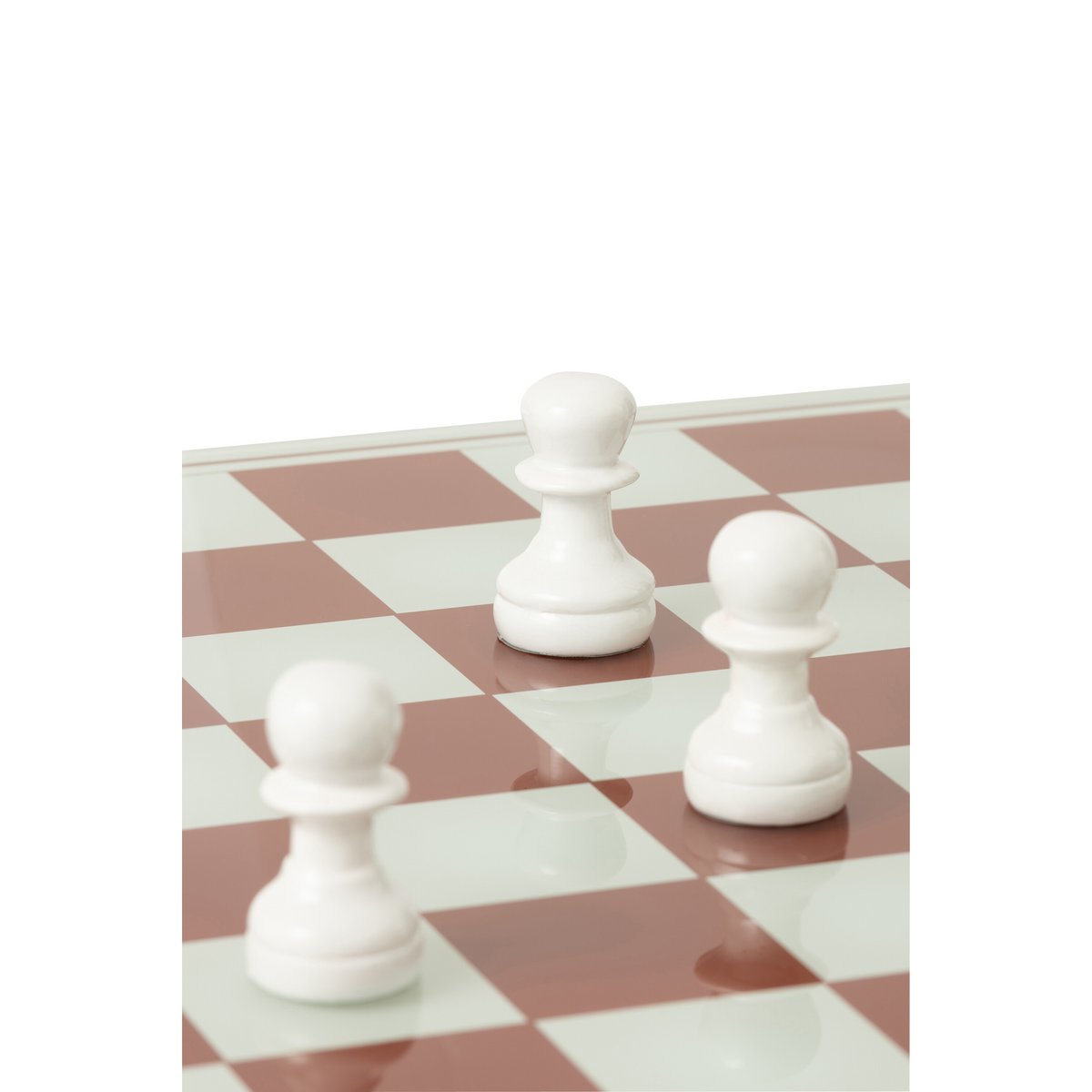 Plateau d'échecs J-Line avec décorations de Noël