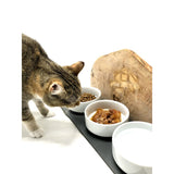 Station d'alimentation "Chats uniquement" TRIO MOUNTAIN bois d'olivier