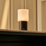 Lampe de table rechargeable marron foncé Ingmar