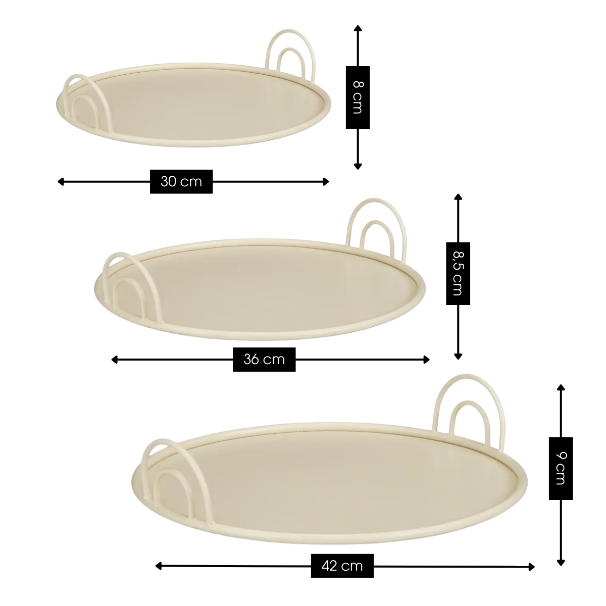 Détail du plateau OffWhite en fer - Élégance et praticité