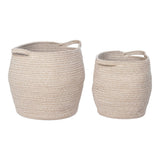 Lamas Basket - Paniers emboîtés montrant la texture du coton