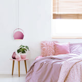 Pendante "Colorado" rose Ø Env. 25 cm, métal, socket E27, éclairage pour le salon, salle à manger, chambre pour enfants