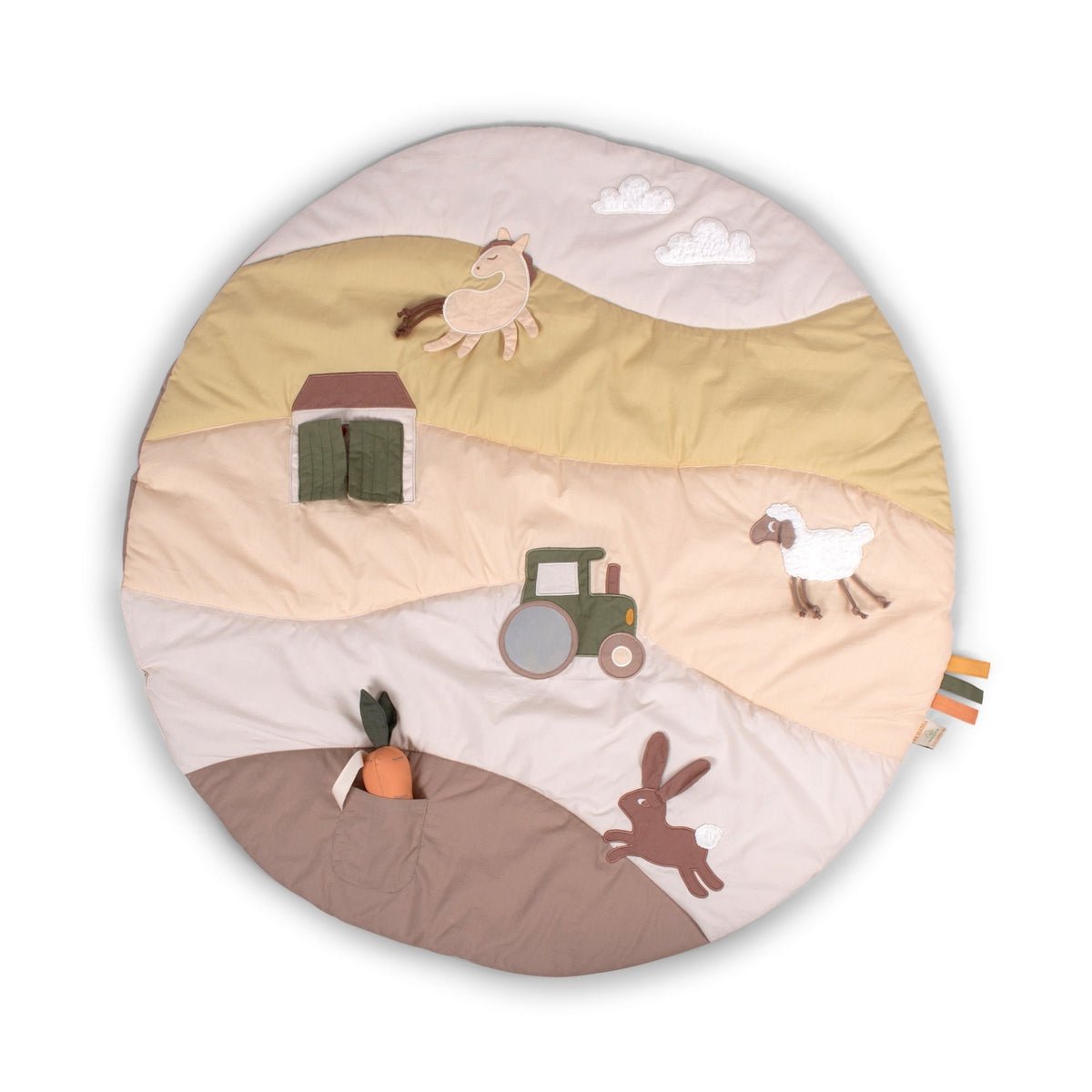 Couverture d'activité Ma grande Ferme OYOY avec motifs de ferme