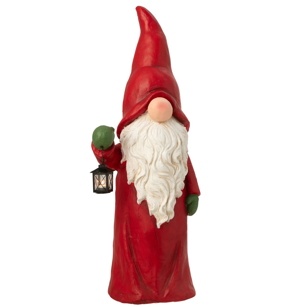 Figurine Gnome Lantern J-Line, vue de face avec couleurs vives
