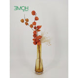 Grand vase au design moderne et classe de style rétro, couleur ambre, TYLER14AM