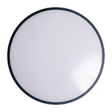 Plafond LED "Irvine", lampe plafond en métal, blanc, blanc, avec des LED fermement construites, pour la salle à manger, le salon, le hall ou le bureau, Ø30,5 cm