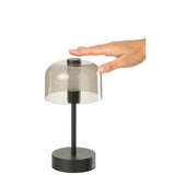 Détail du pied de la lampe J-Line Woa en métal