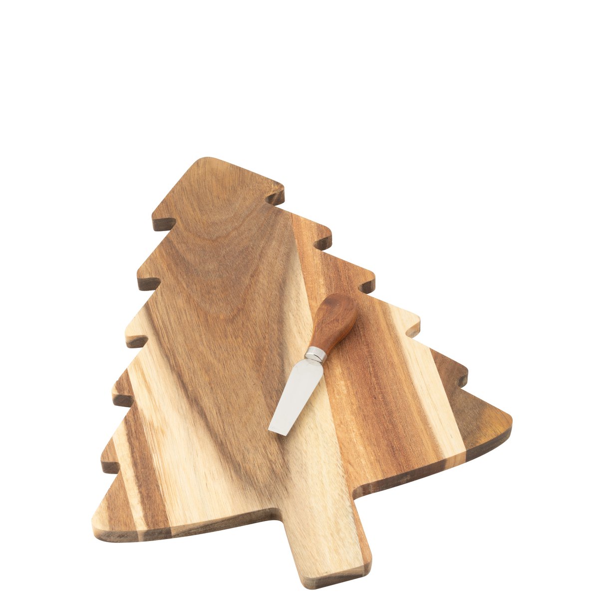 Planche à fromage J-Line en bois naturel - vue de face