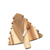 Planche à fromage J-Line en bois naturel - vue de face