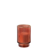 Bougie parfumée J-Line rouge avec étiquette élégante