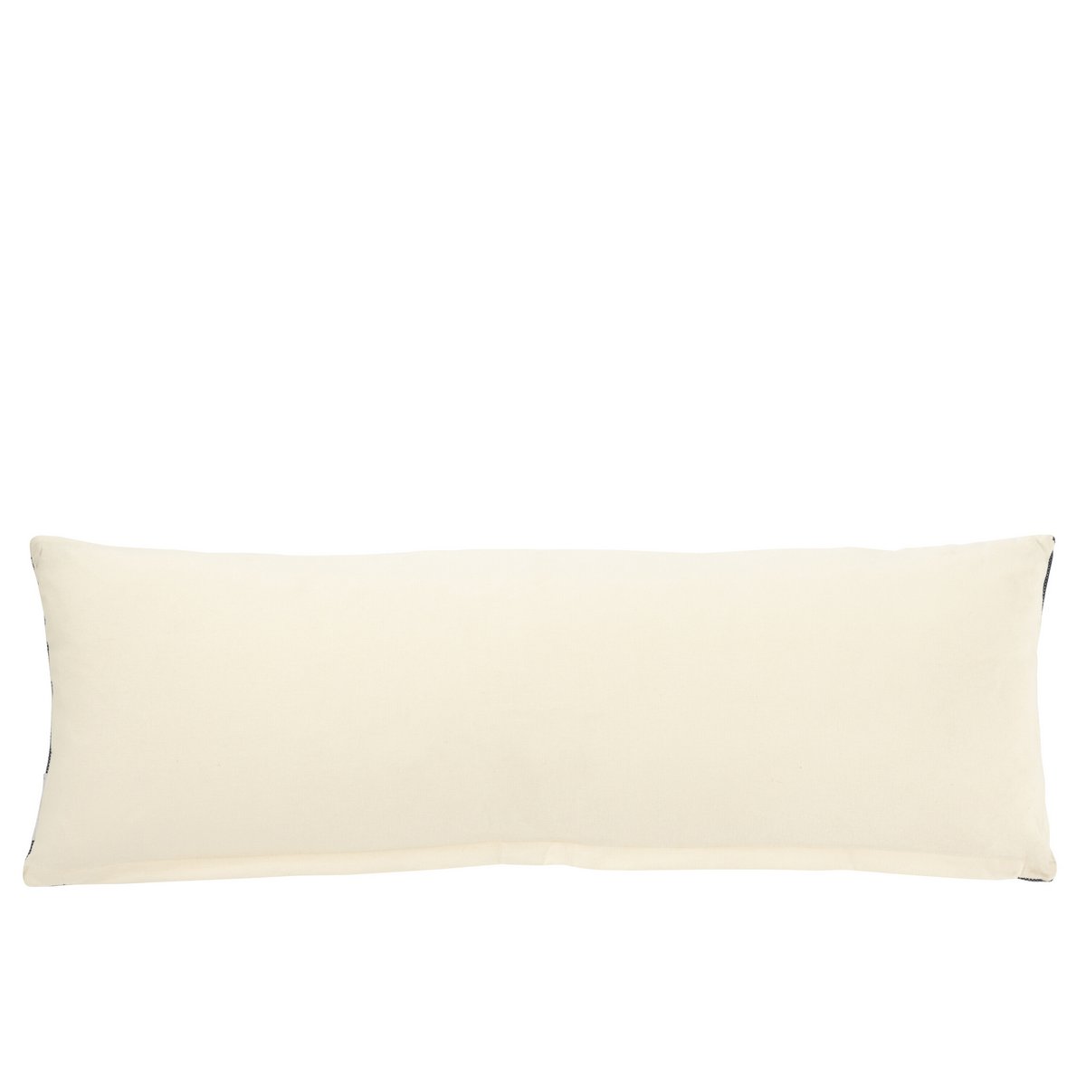 Coussin J-Line en coton bleu foncé avec motifs ethniques