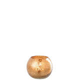 Photophore J-Line Ball Craquelé - mise en scène décorative