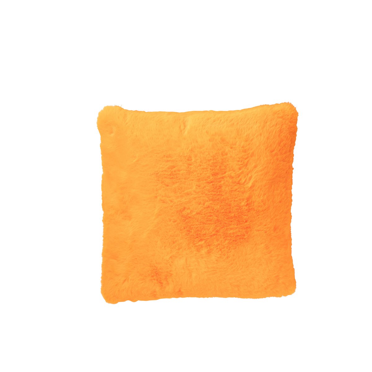 Coussin Cutie J-Line, détail du tissu polyester orange