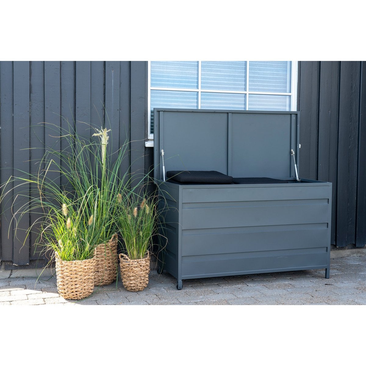 Hue Planter - Détail du tressage en jonc de mer