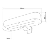 LED SOLAR LEIL "GARDE LIGHT" (2 Set) White, à l'extérieur, à des fins de métal et de plastique, blanc, avec LED intégrée
