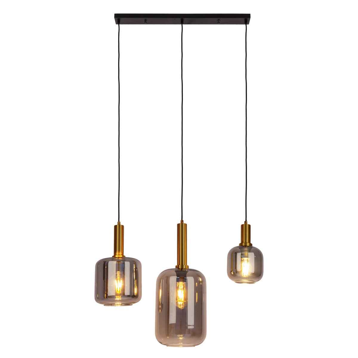 Détail de la suspension Fumo avec accents dorés