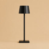 Lampe de table rechargeable noire William
