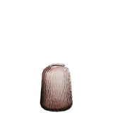 Vase Lolita en verre rose, élégant et moderne, diamètre 12,5 cm