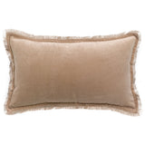 Coussin uni Fara Latte 30 x 50