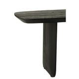 Canapé J-Line en bois d'acacia noir, angle droit